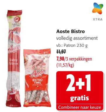 Promotie: Aoste Bistro