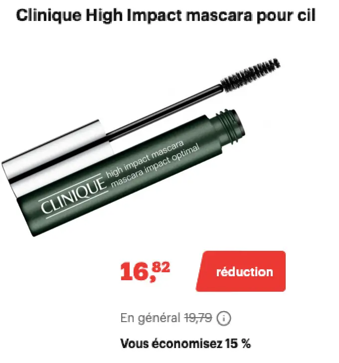 Offre: high impact mascara