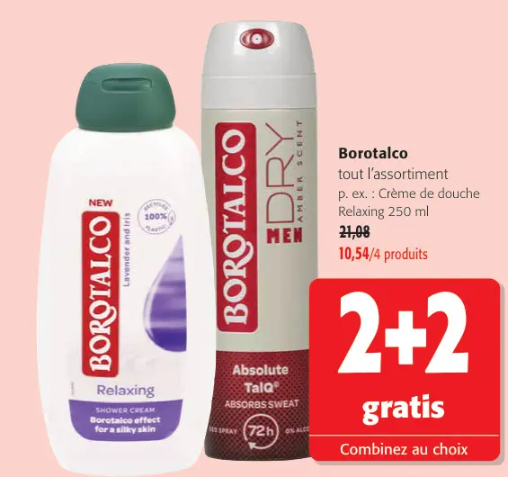 Offre: Borotalco tout l'assortiment