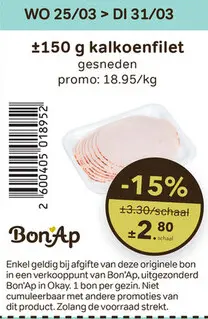 Promotie: Kalkoenfilet