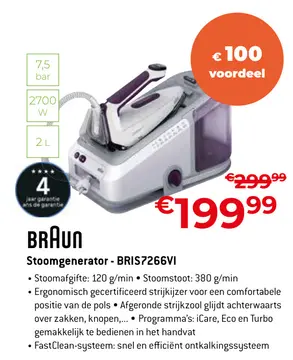 Aanbieding: Stoomgenerator - BRIS7266VI