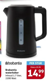 Aanbieding: Brabantia waterkoker