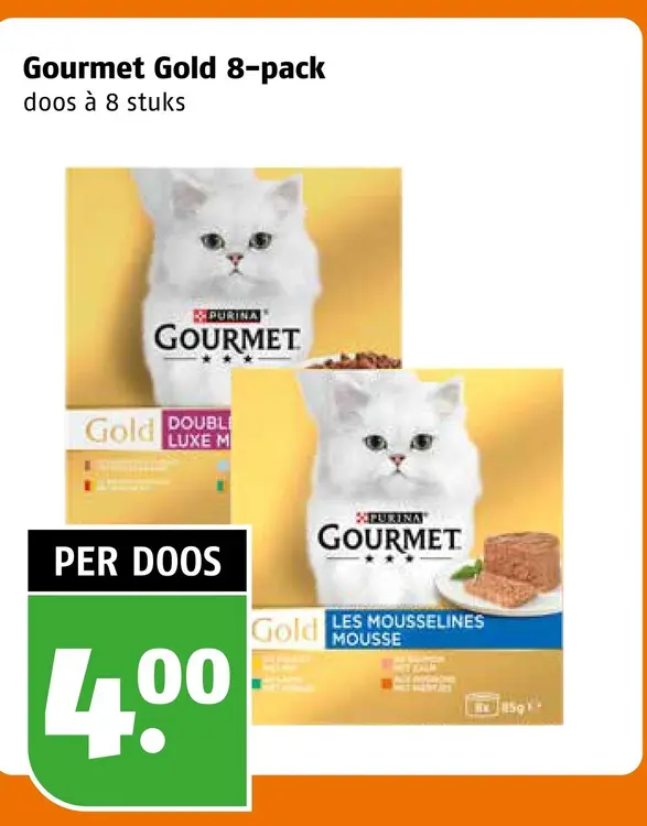 Aanbieding: Gourmet Gold 8-pack