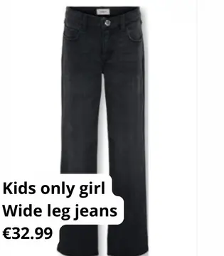 Aanbieding: Kids only girl Wide leg jeans