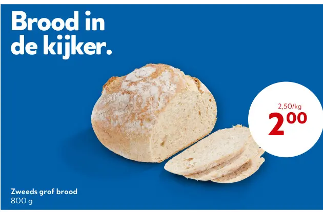 Promotie: Zweeds grof brood