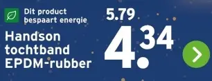 Aanbieding: tochtband EPDM-rubber