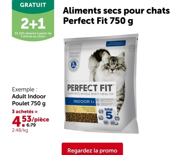 Offre: Aliments secs pour chats