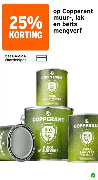 Aanbieding: Copperant muur-, lak en beits mengverf