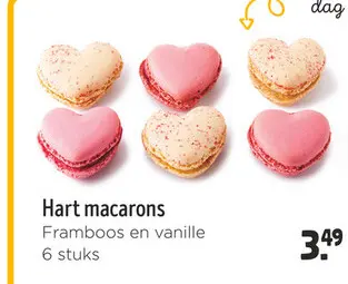 Aanbieding: Hart macarons