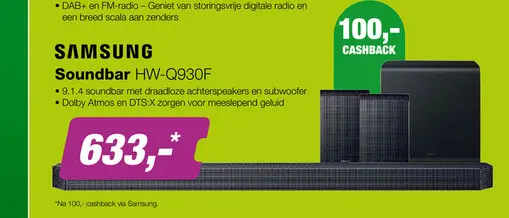 Aanbieding: Samsung Soundbar HW-Q930F