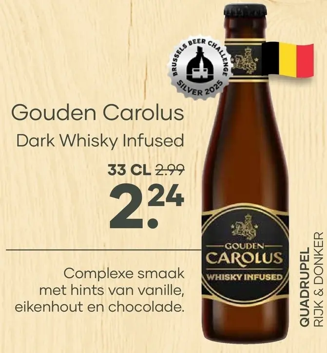 Aanbieding: Gouden Carolus Dark Whisky Infused