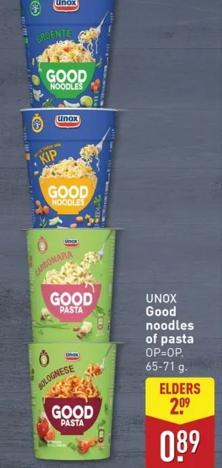 Aanbieding: Good noodles of pasta