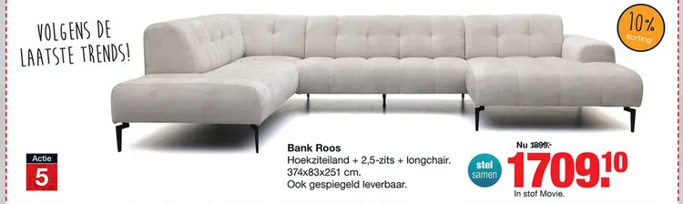 Aanbieding: Bank Roos