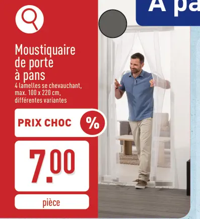 Offre: Moustiquaire de porte à pans