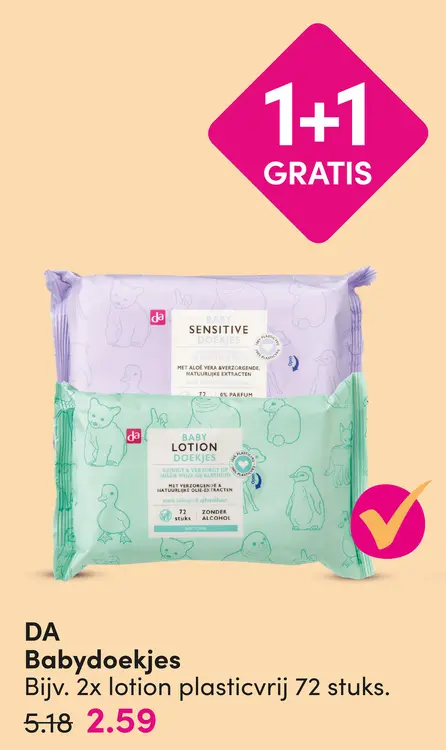 Aanbieding: Babydoekjes
