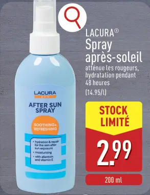 Offre: Spray après-soleil
