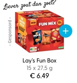 Aanbieding: Lay's Fun Box