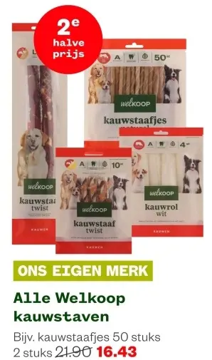 Aanbieding: Alle Welkoop kauwstaven