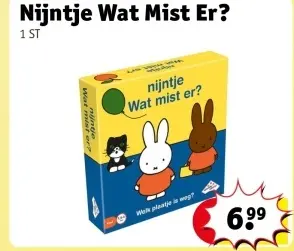 Aanbieding: Nijntje Wat Mist Er?