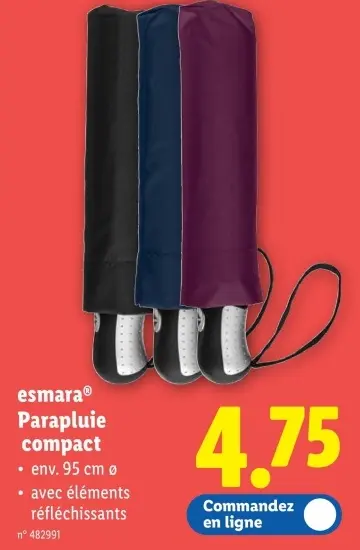Offre: Parapluie compact