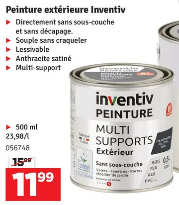 Offre: Peinture extérieure Inventiv