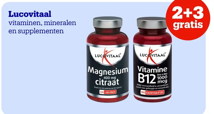Promotie: Magnesium citraat & Vitamine B12