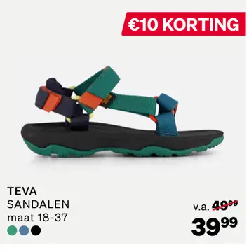 Aanbieding: Teva sandalen