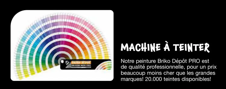 Promotie: Machine à teinter