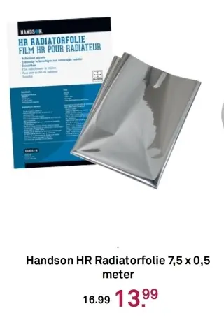 Aanbieding: Hr radiatorfolie
