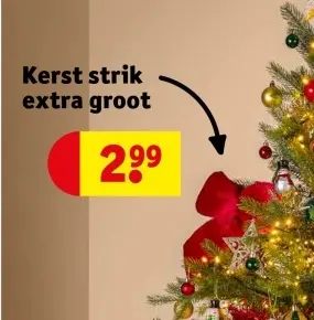 Aanbieding: Kerst strik