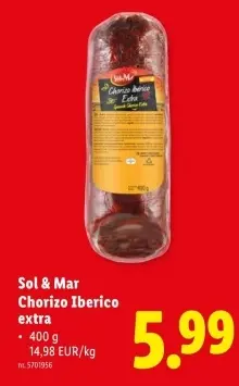 Promotie: Chorizo Iberico extra