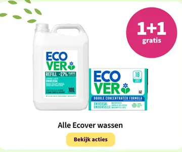 Aanbieding: Ecover wassen