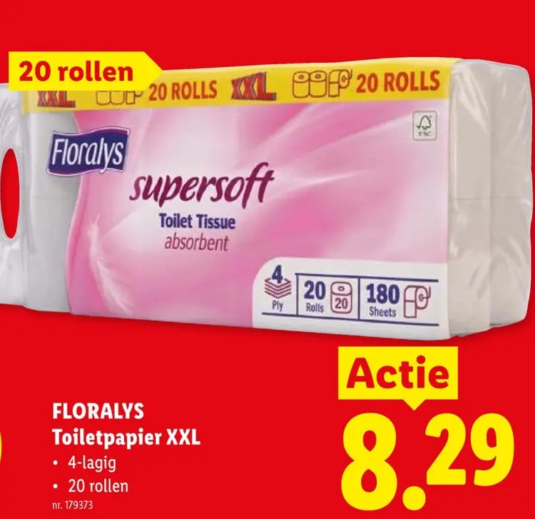 Promotie: Toiletpapier XXL