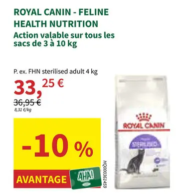 Offre: FHN sterilised adult