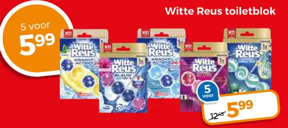 Aanbieding: Witte Reus toiletblok