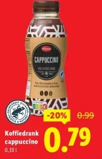 Aanbieding: Koffiedrank cappuccino