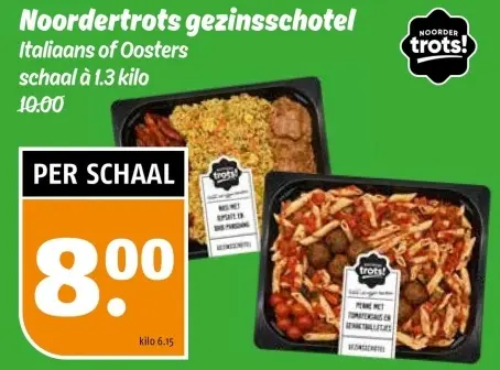 Aanbieding: Noordertrots gezinsschotel