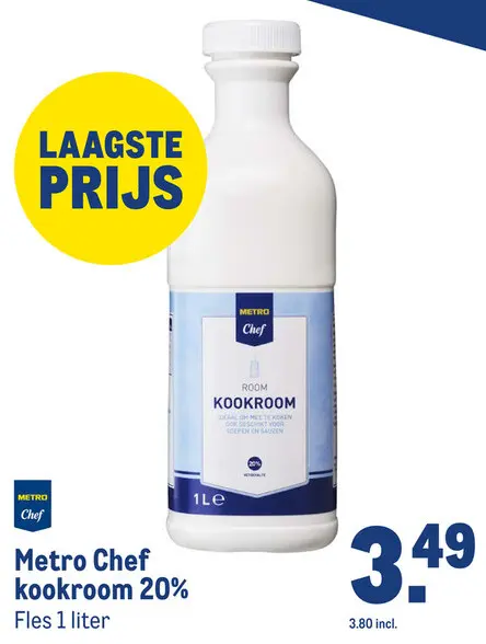 Aanbieding: Kookroom 20%