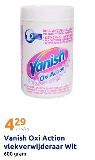 Aanbieding: Vanish Oxi Action vlekverwijderaar Wit
