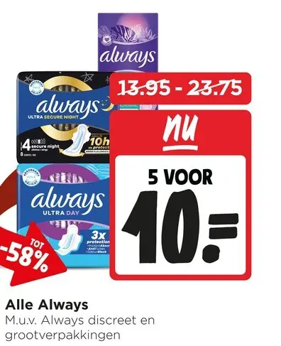 Aanbieding: Always