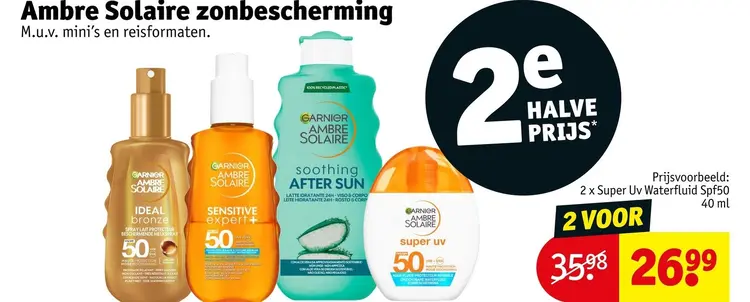 Promotie: Ambre Solaire zonbescherming
