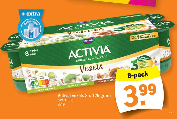 Promotie: Activia vezels
