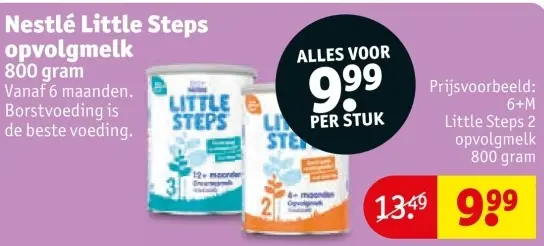Aanbieding: Little Steps opvolgmelk