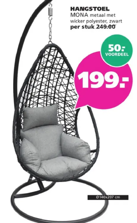 Aanbieding: Hangstoel mona