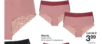 Offre: Shorty
