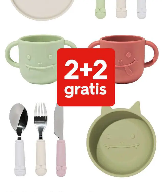 Promotie: Kinderbestek en servies
