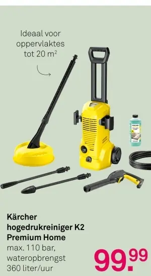 Aanbieding: hogedrukreiniger K2 Premium Home