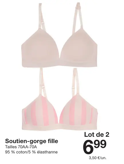 Offre: Soutien-gorge fille