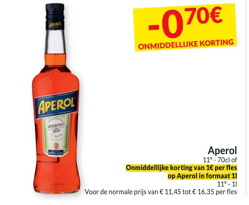 Promotie: Aperol