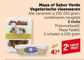 Aanbieding: Maza of Sabor Verde Vegetarische vleeswaren